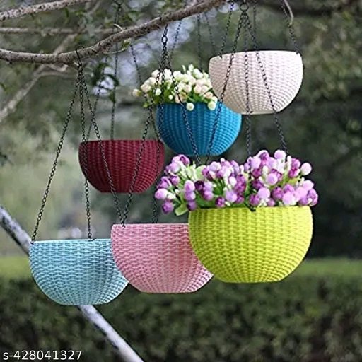 hanging plant Euro elegant round solid look and feel